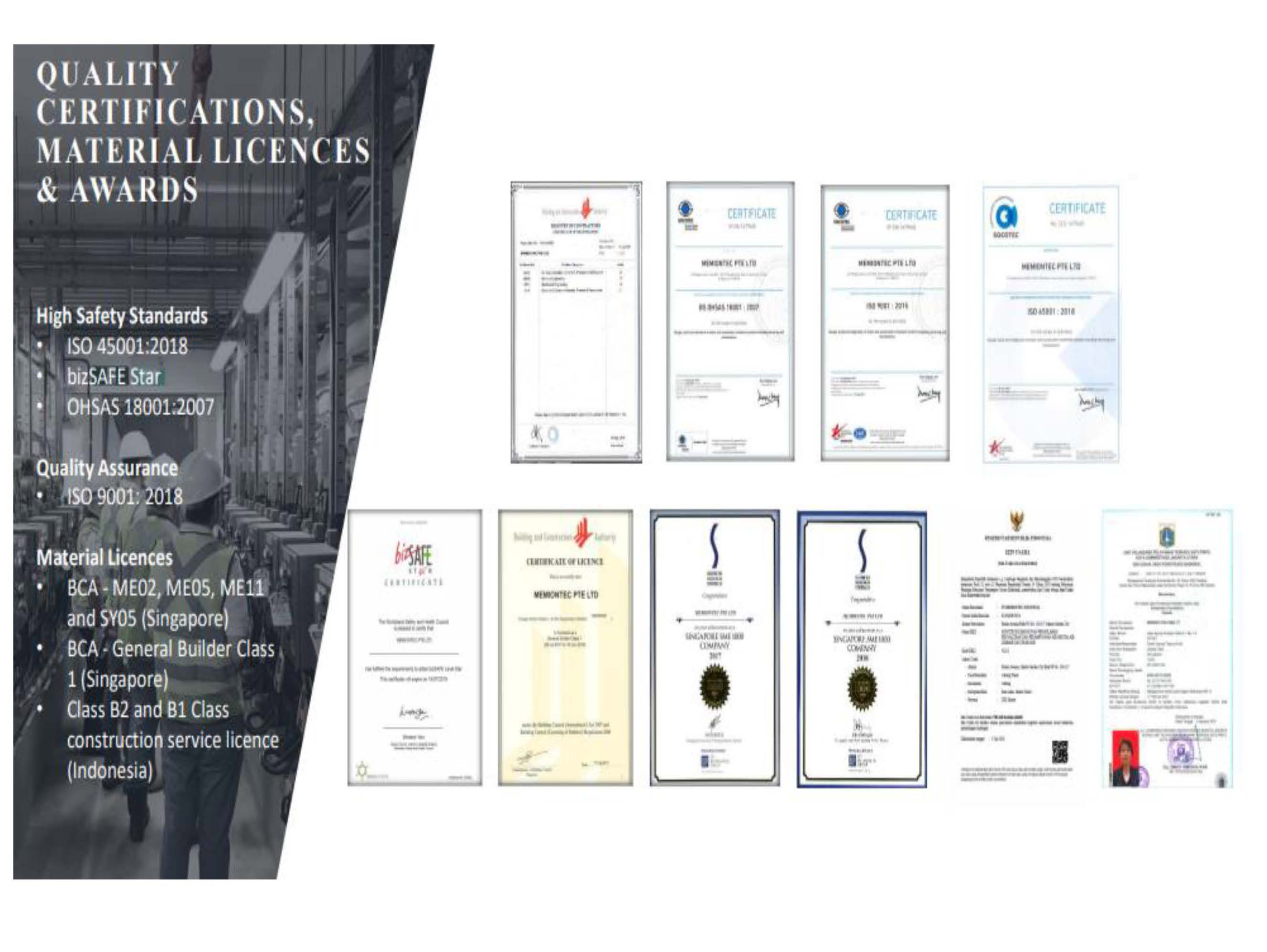 Certification